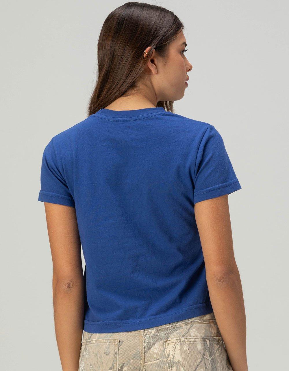 OBEY Starry Eyed Womens Relaxed Tee - BLUE Product Image