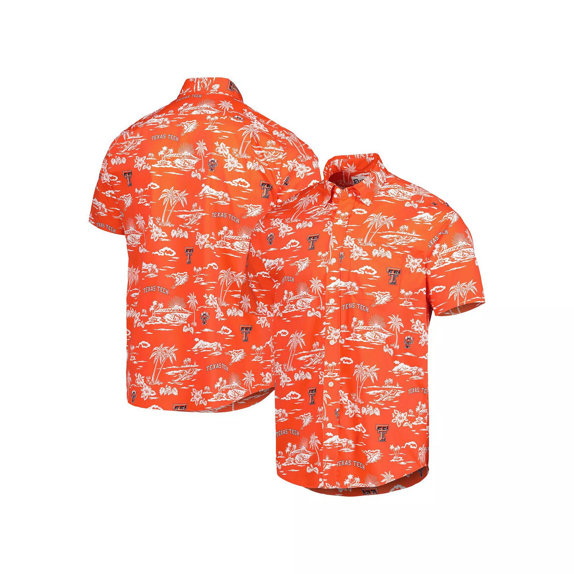 Men's Reyn Spooner Orange Texas Tech Red Raiders Classic Button-Down Shirt, Size: Medium Product Image