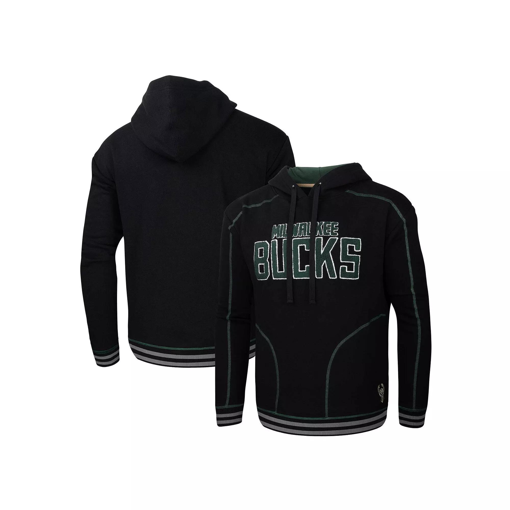 Men's Stadium Essentials Black Milwaukee Bucks Baseline Pullover Hoodie, Adult Unisex,  Product Image