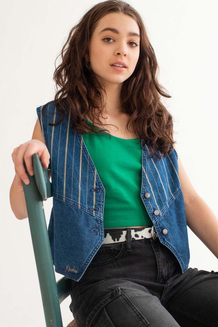 Kelly Green Cropped Cami Product Image