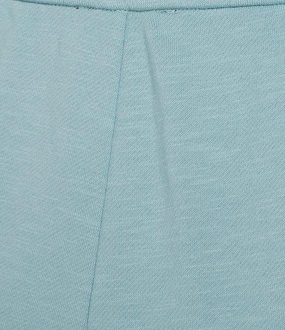 Eileen Fisher Organic Cotton Garment Dyed Terry Wide Leg Ankle Pants Product Image