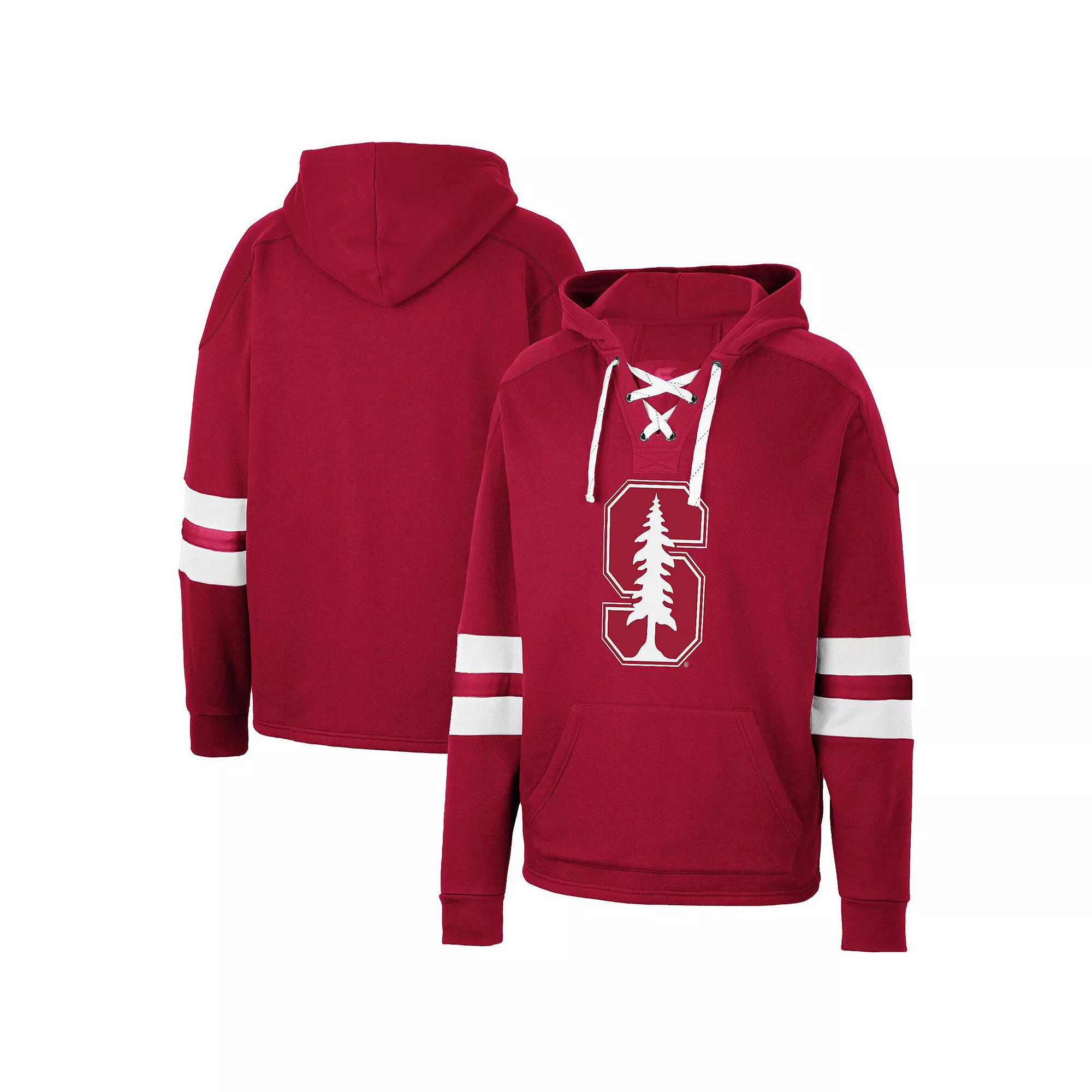 Men's Colosseum Green Ohio Bobcats Lace-Up 4.0 Pullover Hoodie, Size: Medium, Ohu Green Product Image