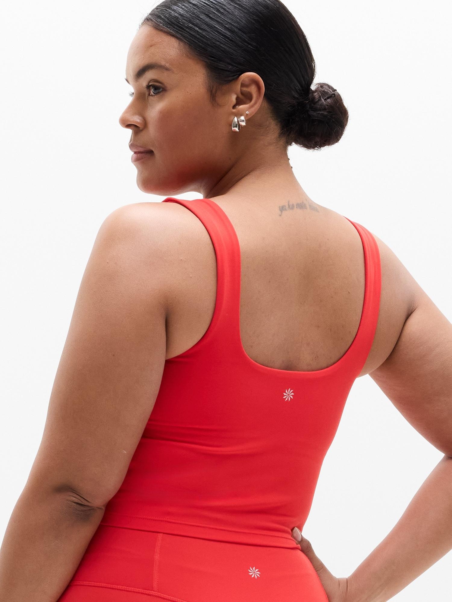 Transcend Square Neck Crop Sports Bra D-DD Product Image