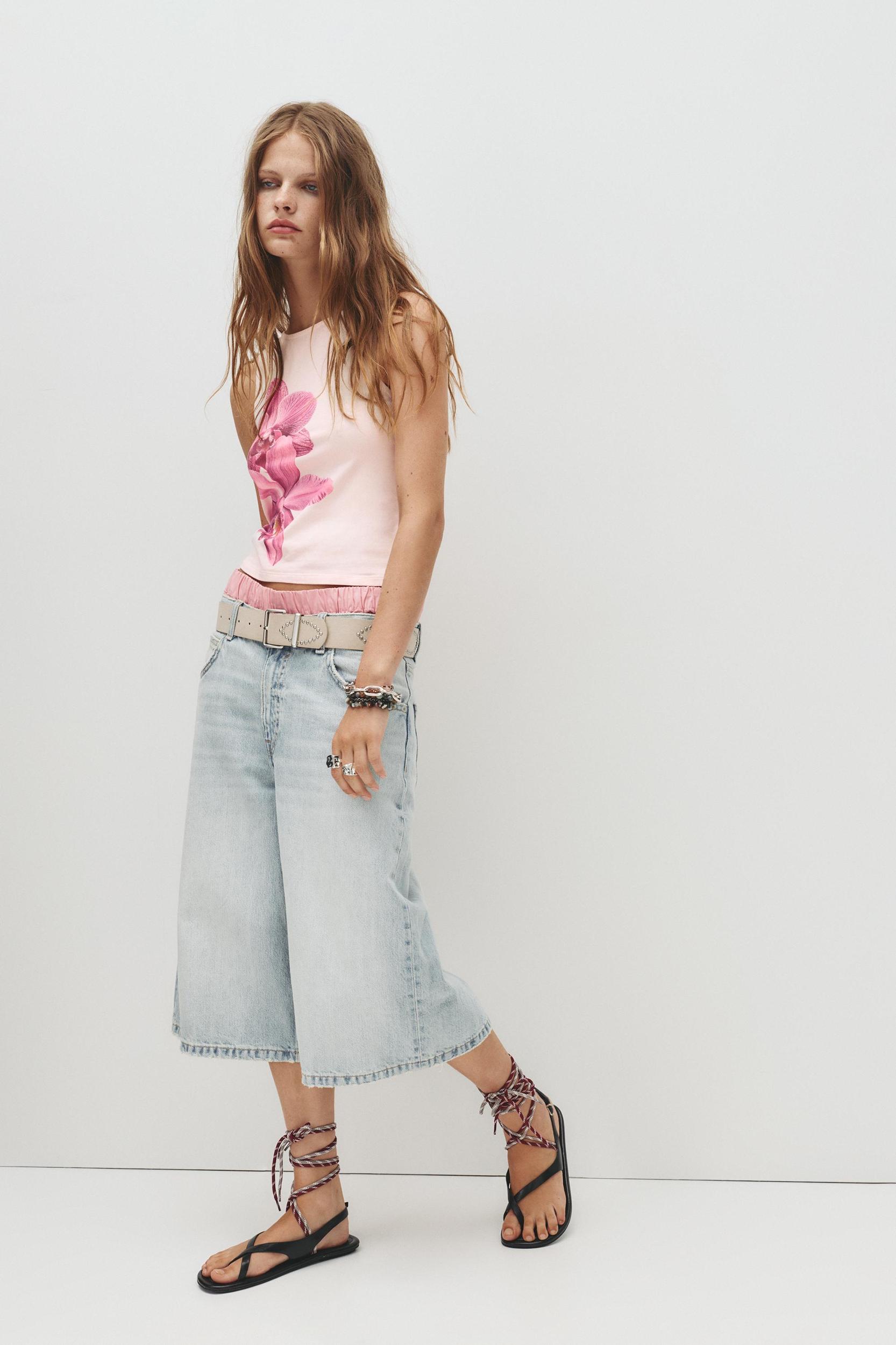 Orchid graphic tank top Product Image