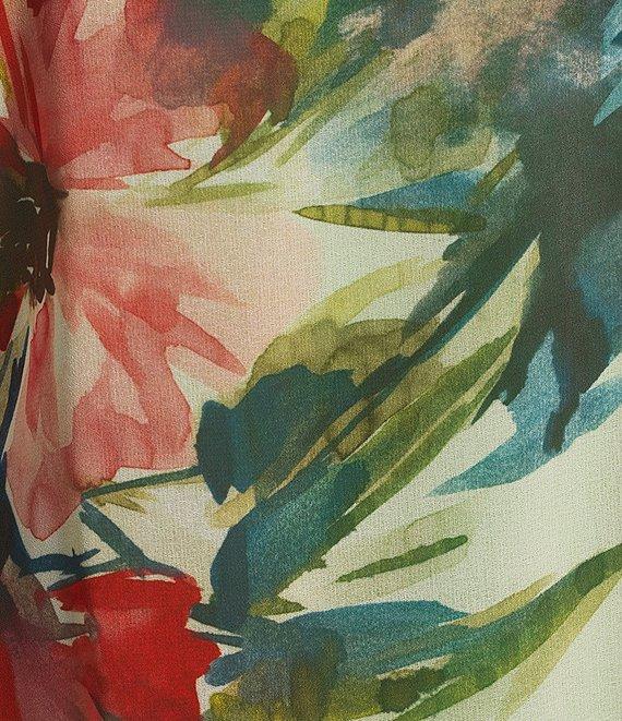 Bryn Walker Osca Viscose Satin Wide Leg Pull-On Pants Product Image