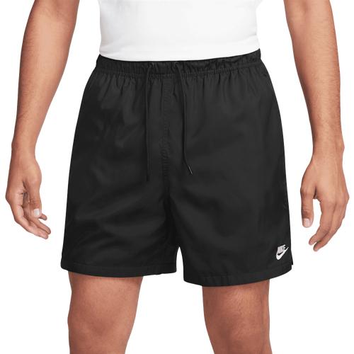 Nike Mens Nike Club Flow Shorts - Mens Black/White Product Image