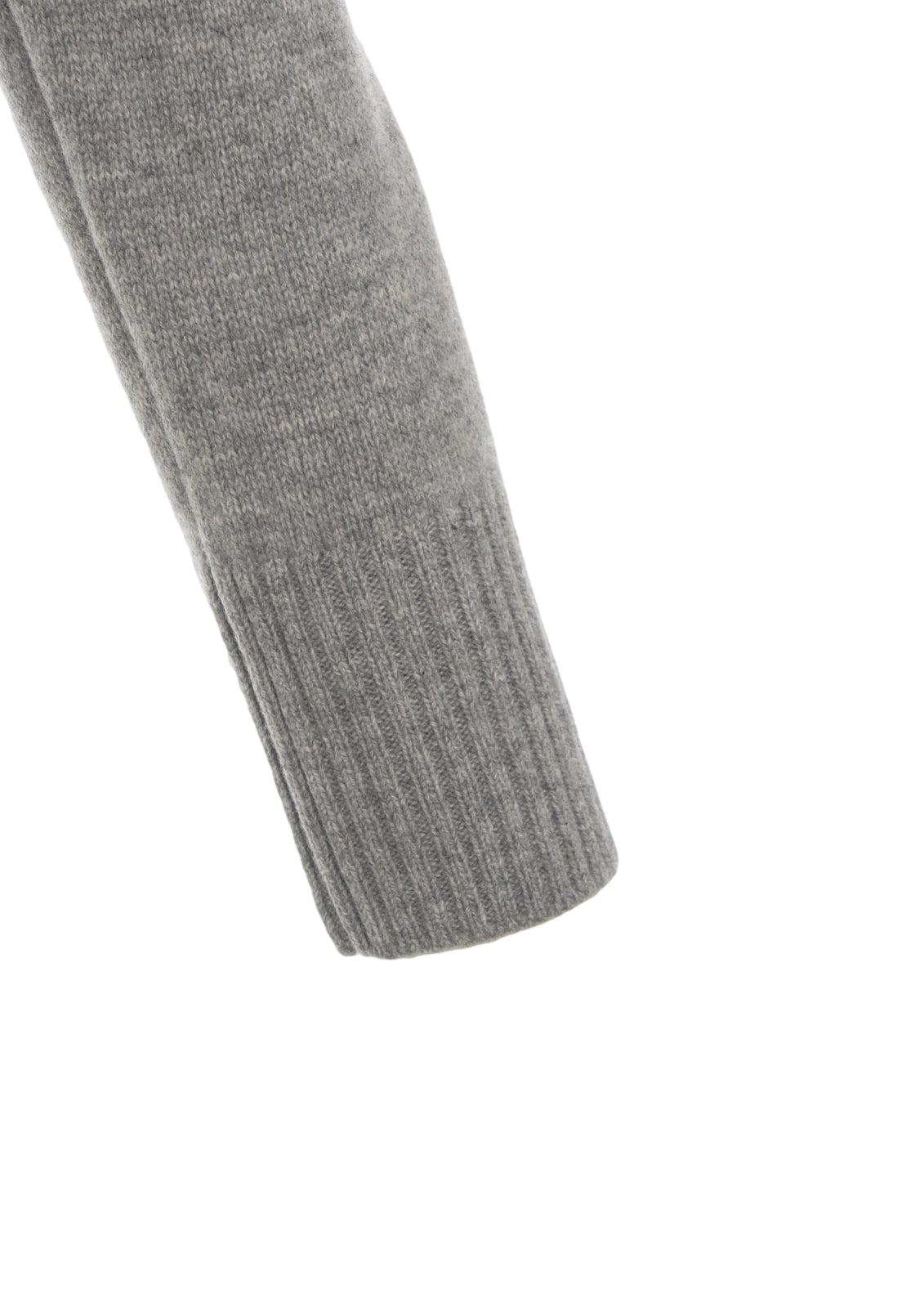 Wool sweater with stand-up collar Product Image