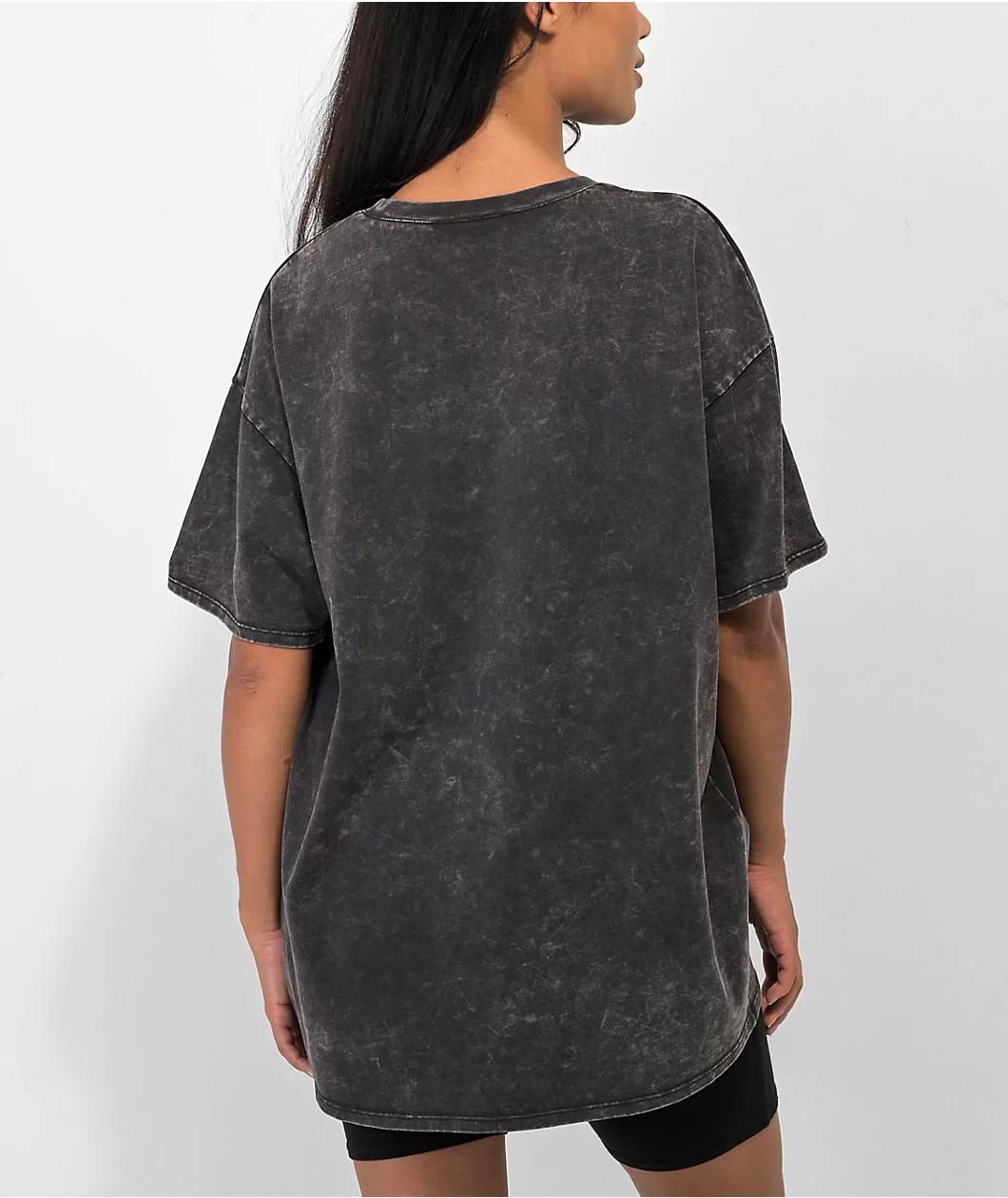Ninth Hall Fundamentals Maeve Black Wash Oversized T-Shirt Product Image
