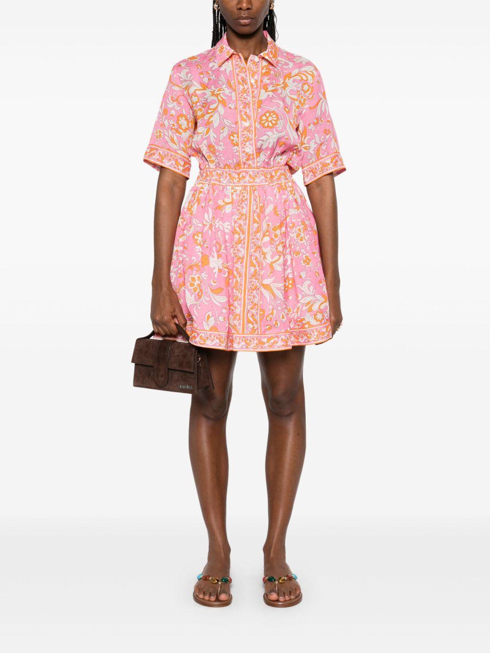 floral-print mini dress Product Image