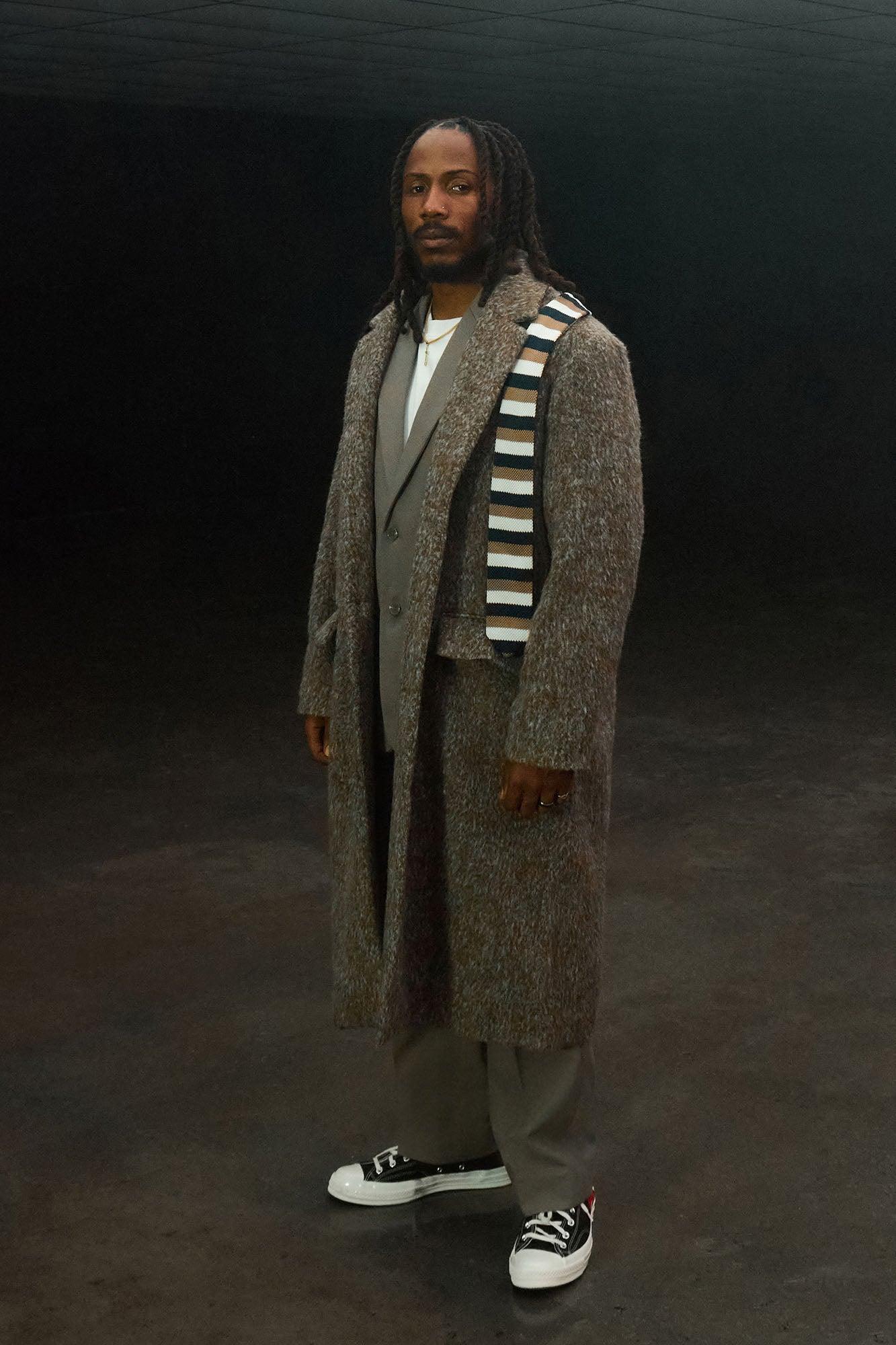 Been A Year Mohair Relaxed Long Coat - Brown Product Image