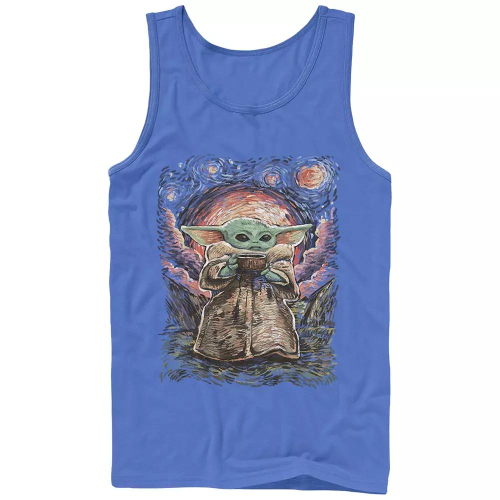 Men's WWE Kurt Angle Star Americana Graphic Tank Top,  Product Image