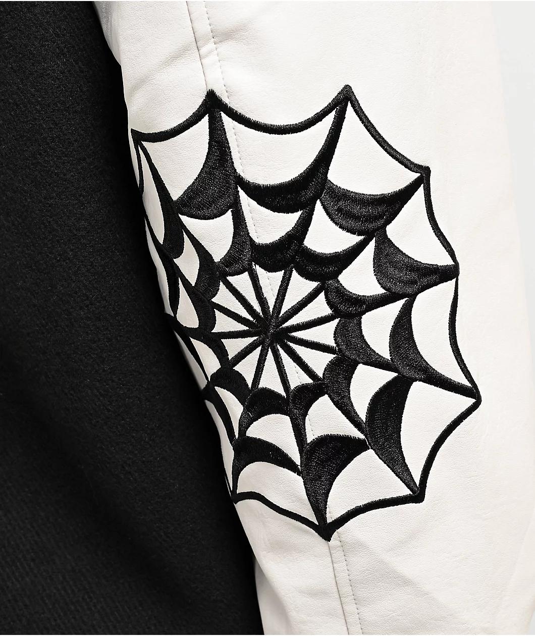 Lurking Class by Sketchy Tank Box Logo Black Varsity Jacket Product Image