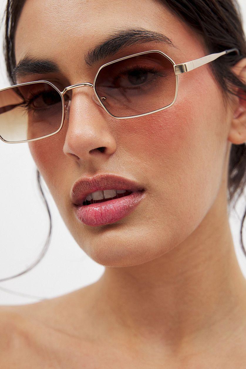 Slim Metal Frame Sunglasses Product Image