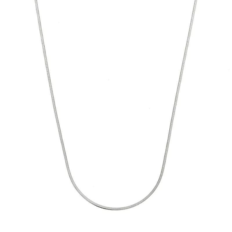 PRIMROSE Sterling Silver Snake Chain Necklace, Women's,  Product Image