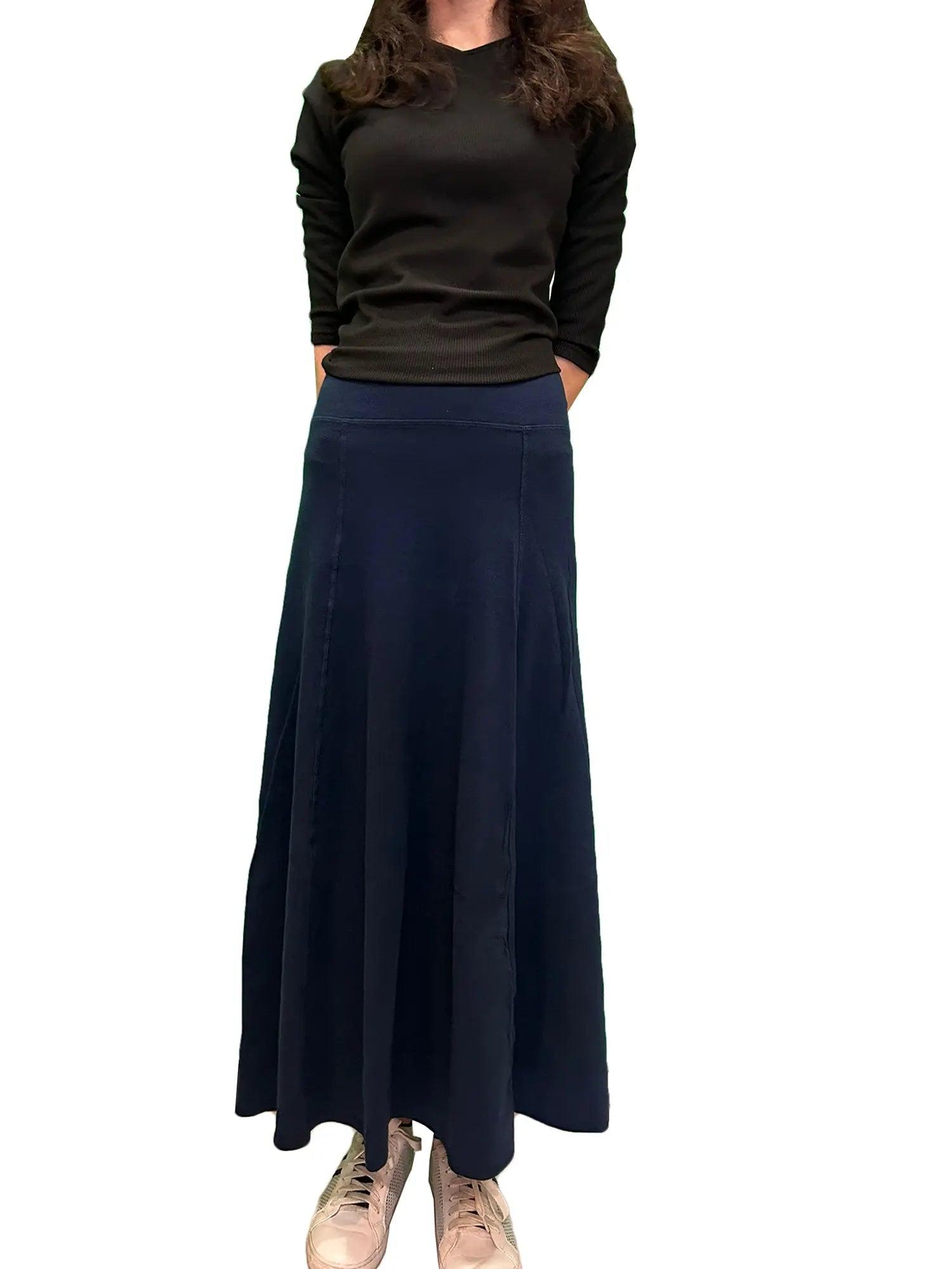 Hard Tail Roll Down Cotton Skirt B-131 Product Image