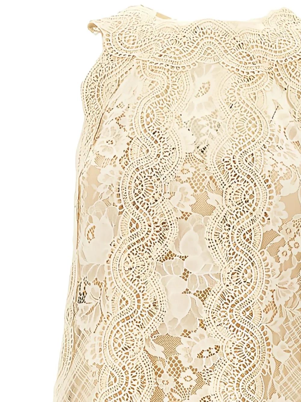 lace-embroidered dress Product Image