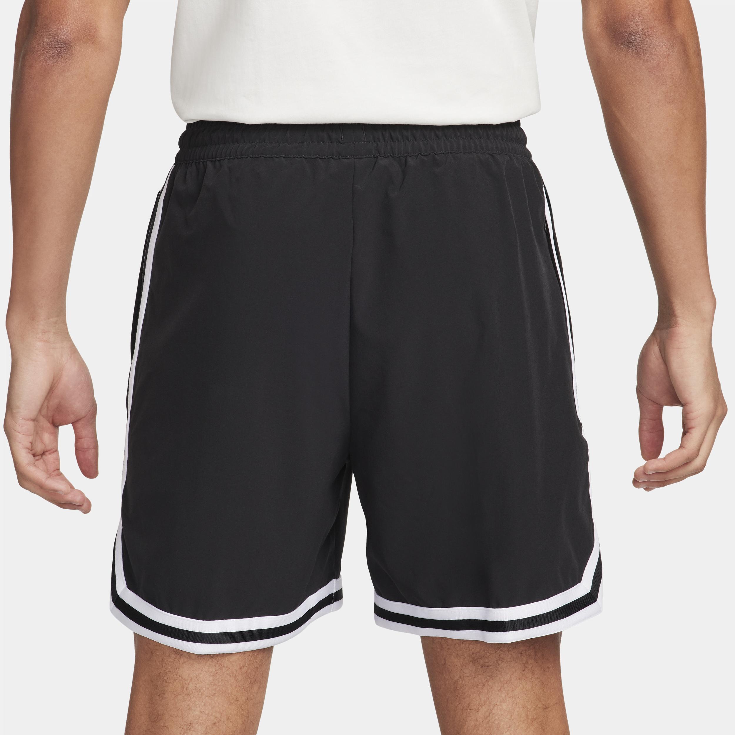 Nike Mens DNA Dri-FIT 6 UV Woven Basketball Shorts | FN2659-010 Product Image