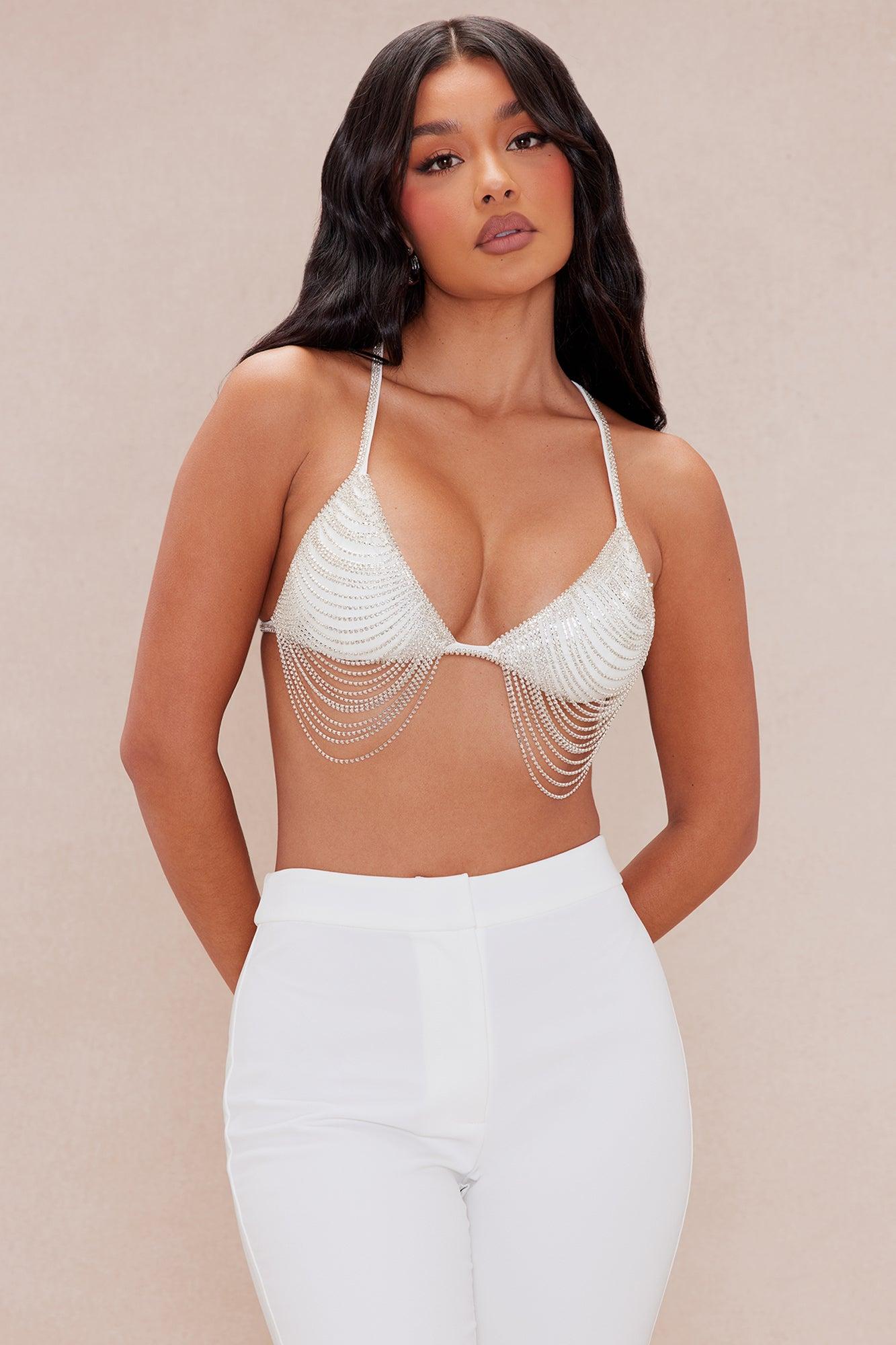 Melissa 3 Piece Blazer Suit Set - White Product Image