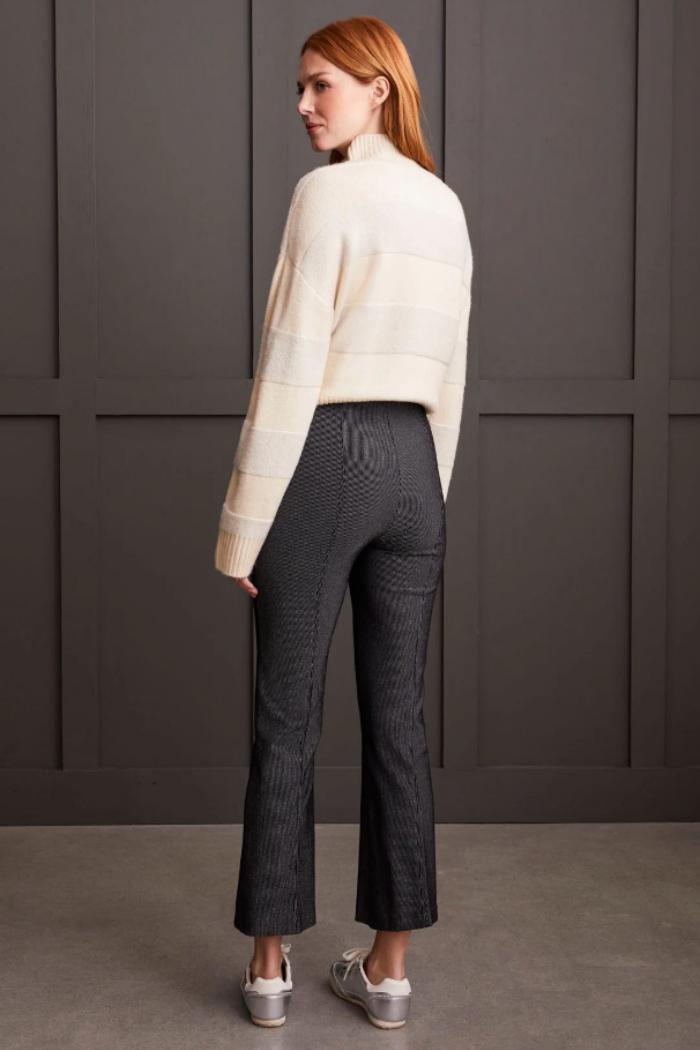 Sparkle Pinstripe Pull-On Ankle Pant Product Image