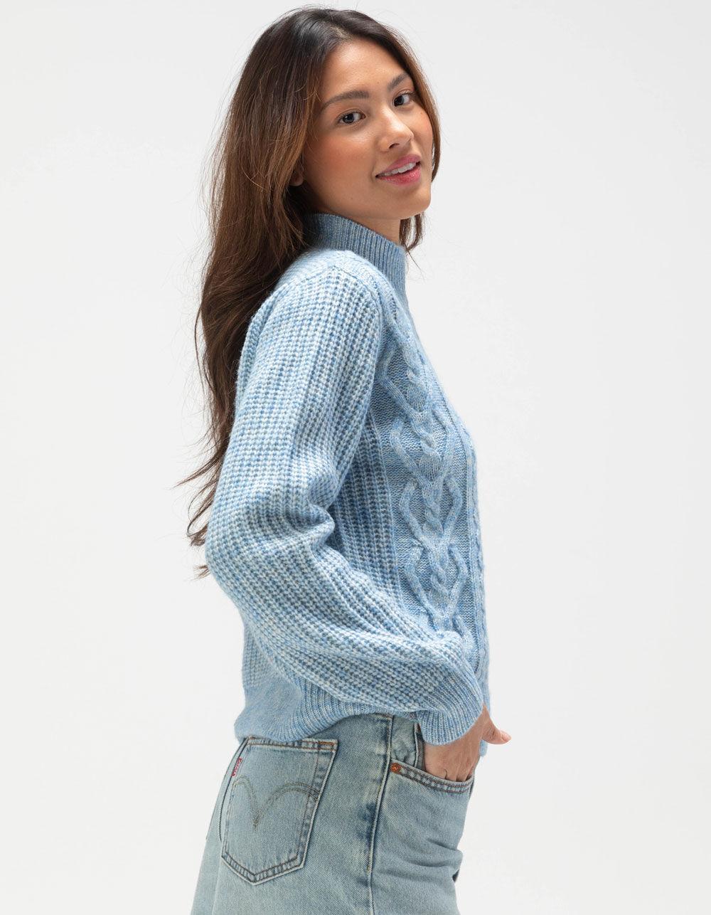 VERO MODA Universe Womens Sweater - BLUE Product Image