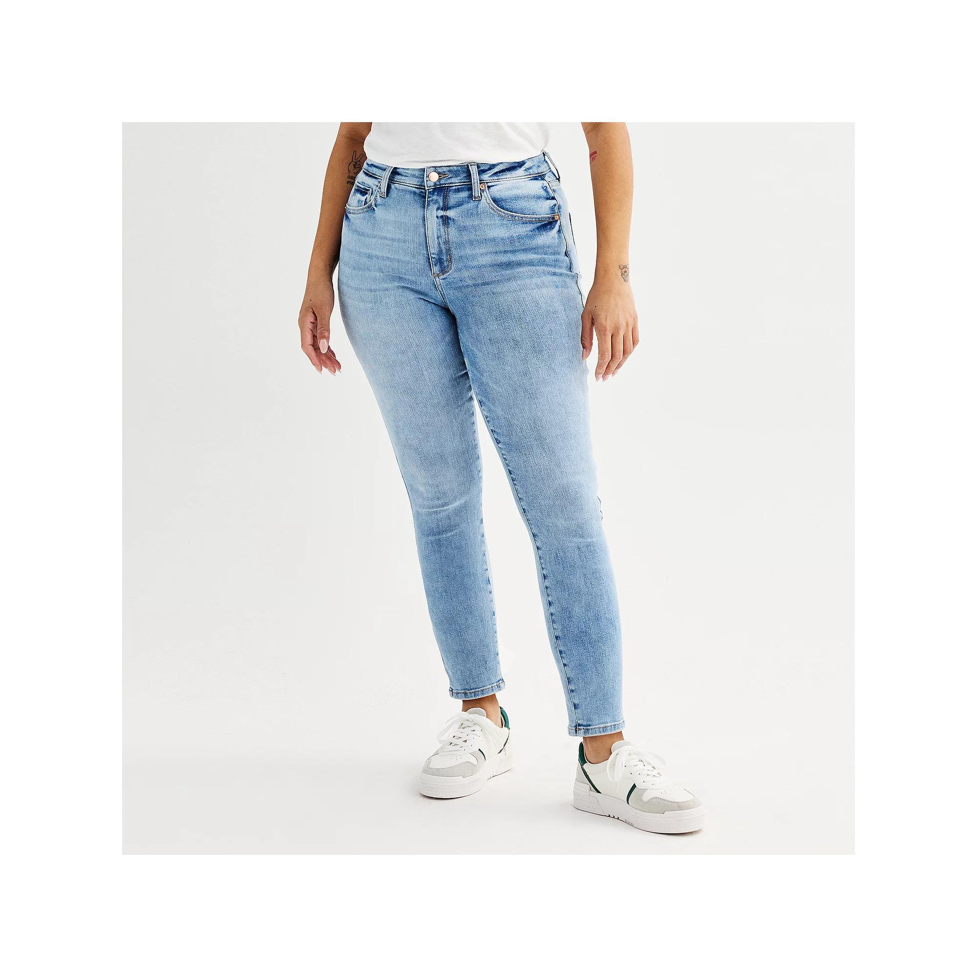 Women's Sonoma Goods For Life® High Rise Curvy Skinny Jeans,  Product Image