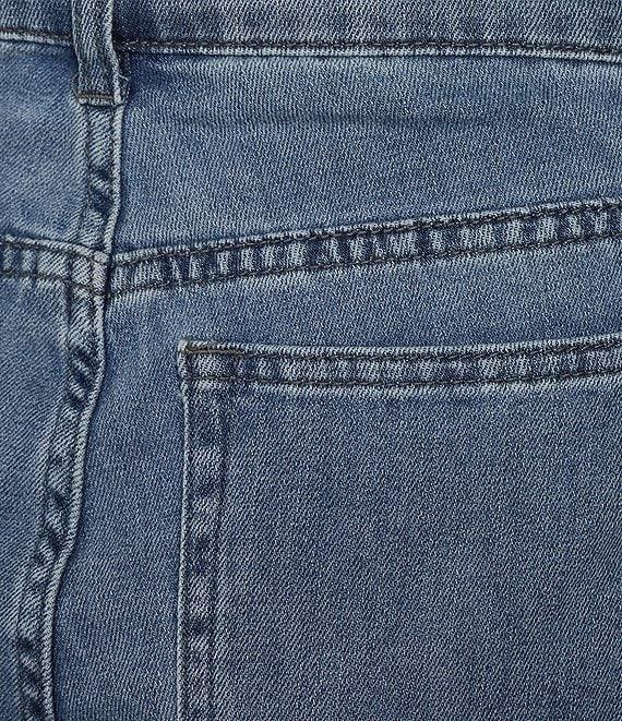 Reba Relaxed Straight Leg Distressed Denim Jeans Product Image