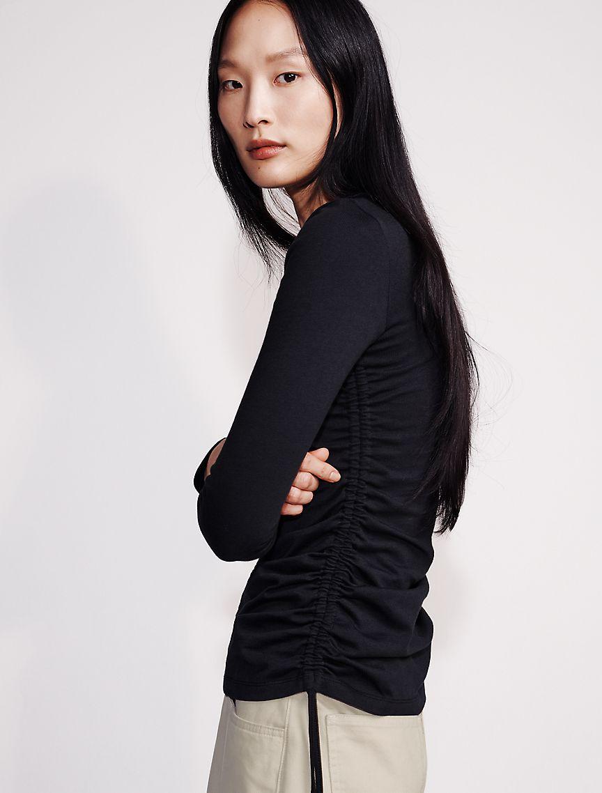 Ruched Slim T-Shirt Product Image