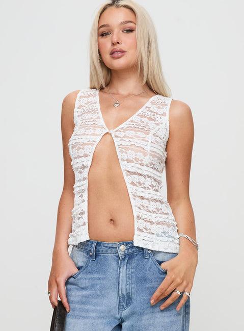 Quillan Top White Product Image