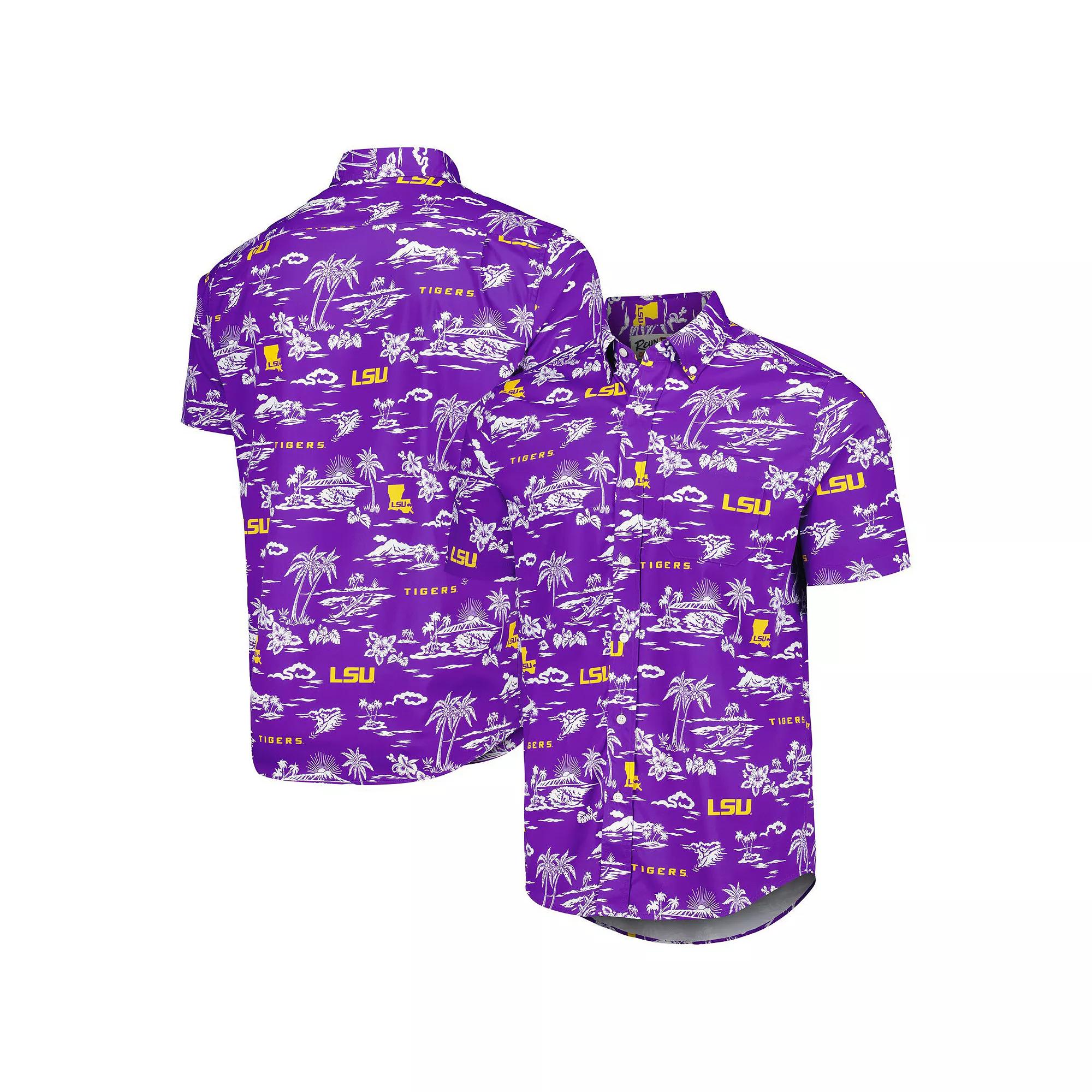 Men's Reyn Spooner Purple LSU Tigers Classic Button-Down Shirt,  Product Image