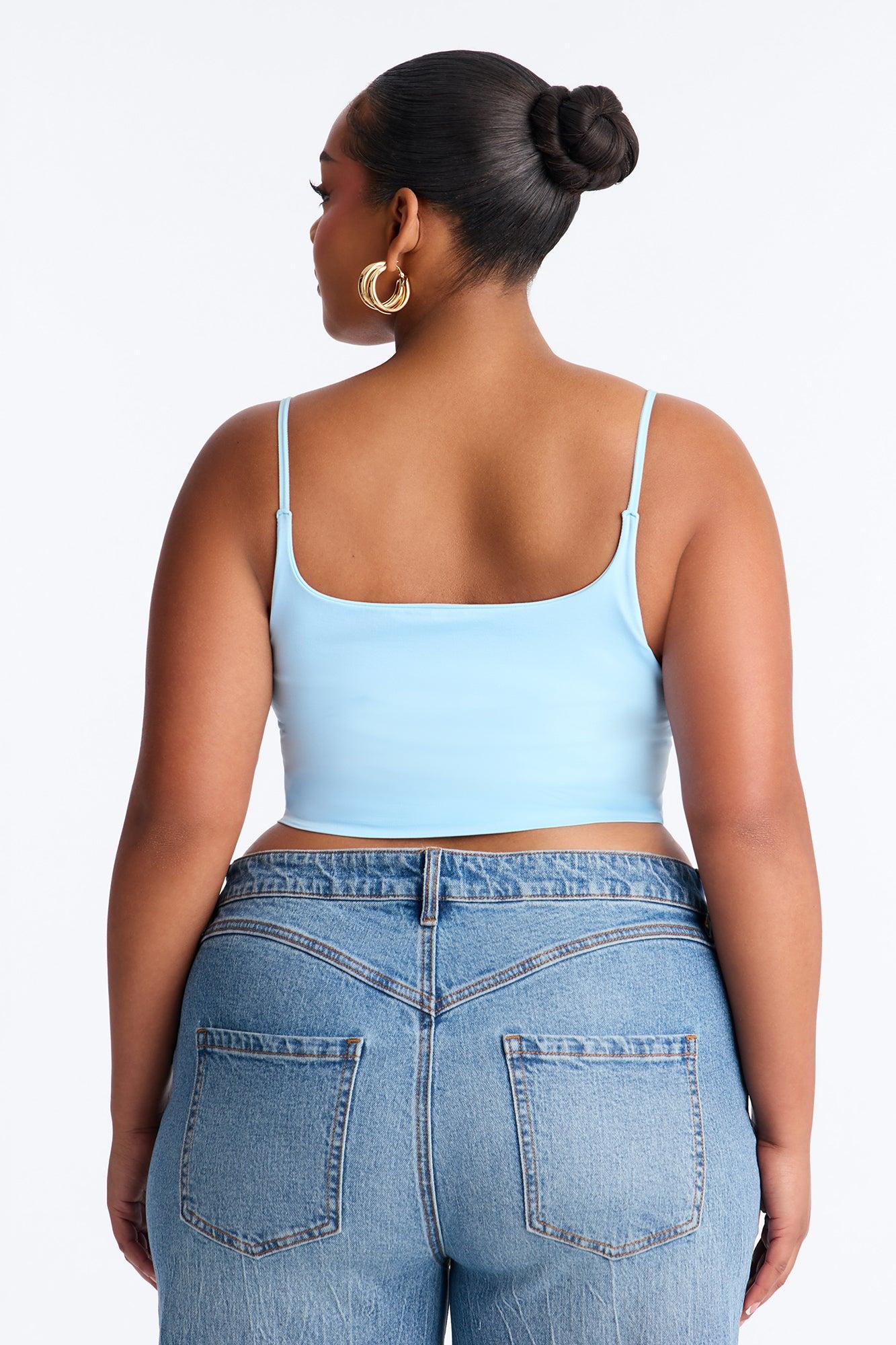 Katrina Scoop Neck Cami Top - Blue Female Product Image