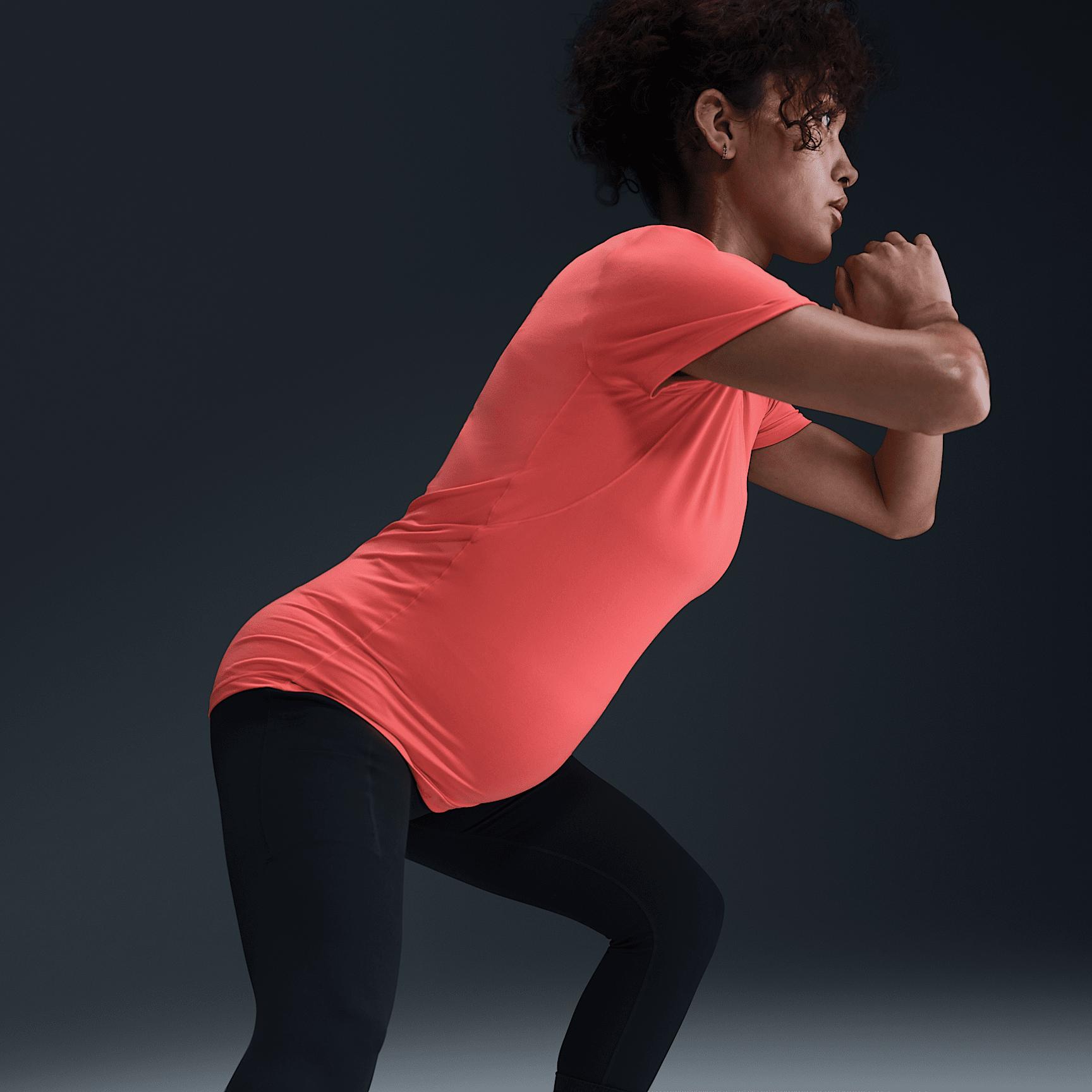 Womens Nike One Dri-FIT Slim-Fit Maternity Short-Sleeve T-Shirt Product Image