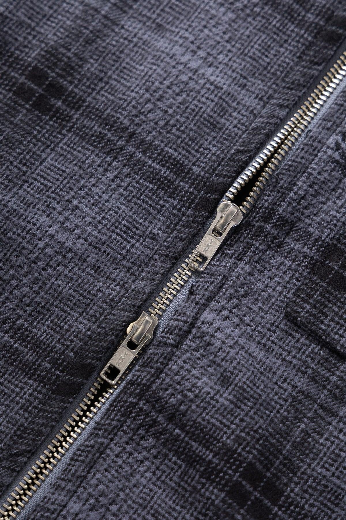 Thistle Plaid Padded Work Vest - Black Product Image