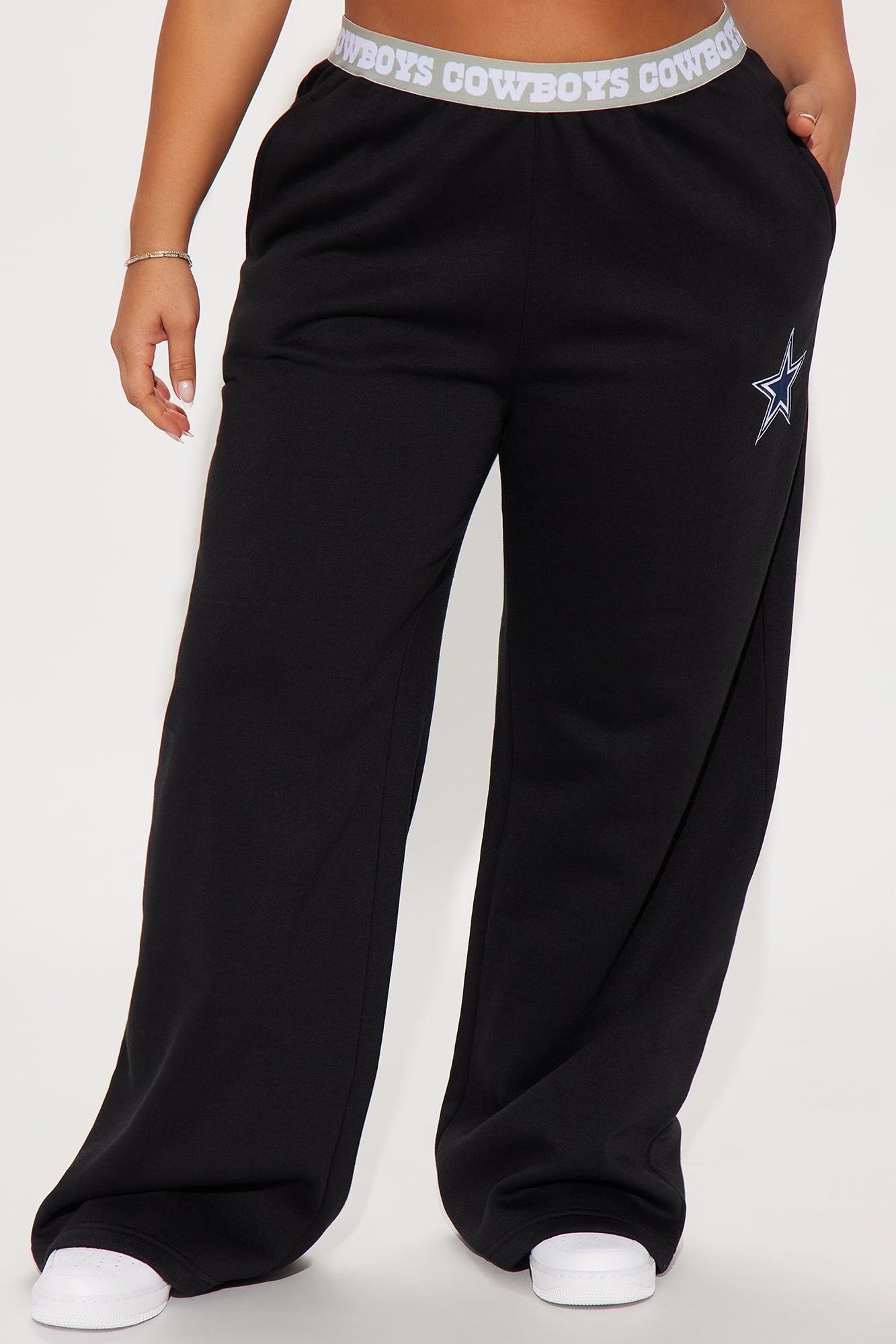 Dallas Cowboys Wide Leg Pant - Black Product Image