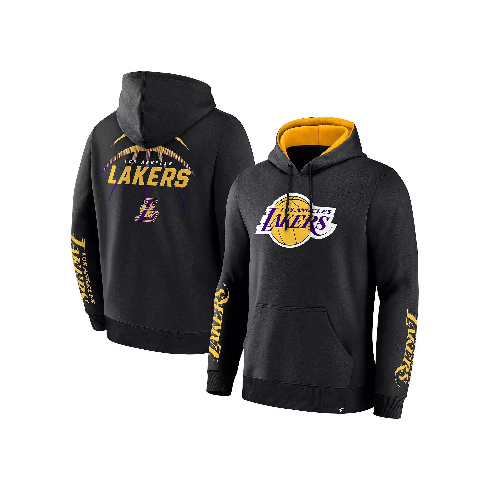 Men's Fanatics Black Los Angeles Lakers Legacy Guard Pullover Hoodie, Size: Large Product Image