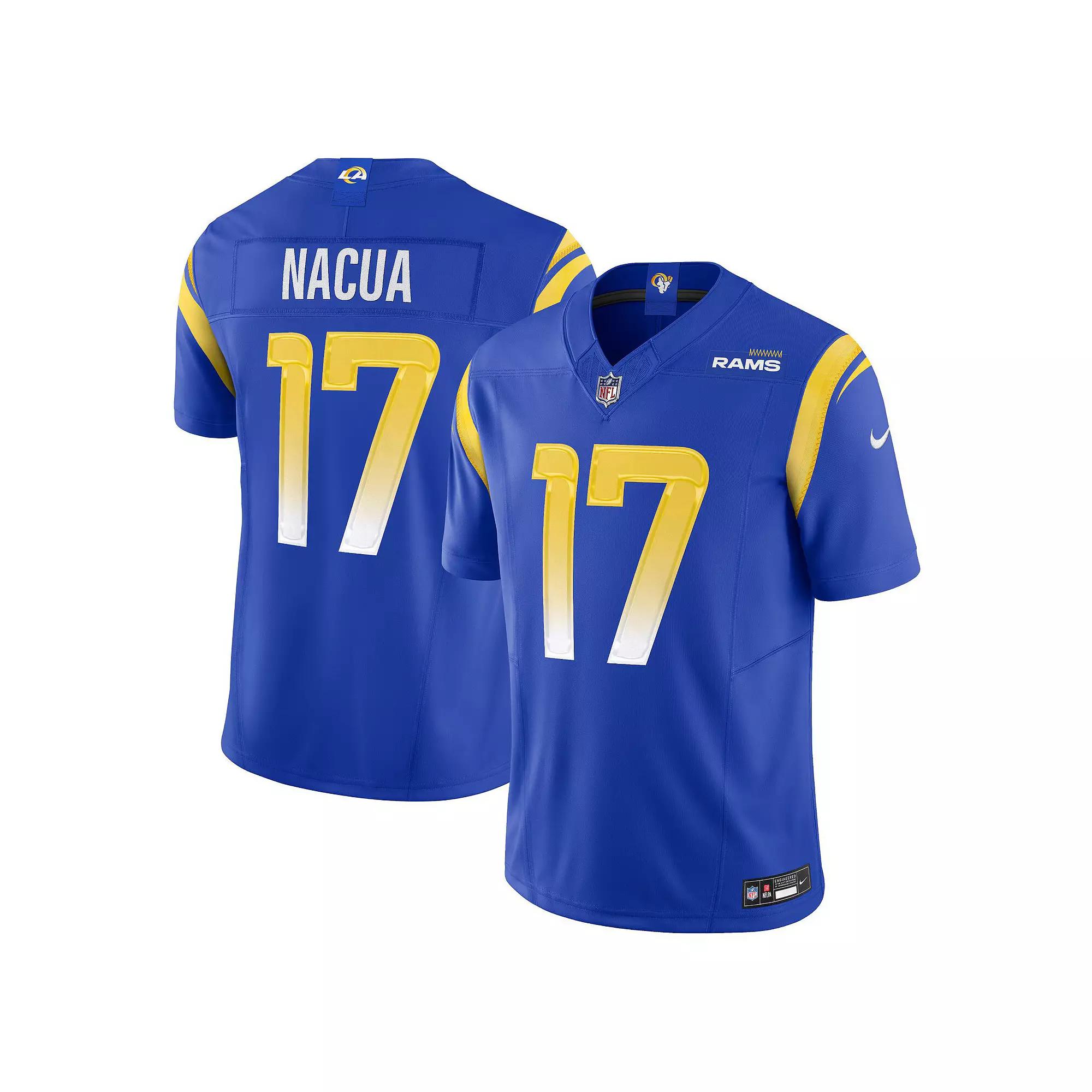 Men's Nike Puka Nacua Royal Los Angeles Rams Vapor F.U.S.E. Limited Jersey,  Product Image