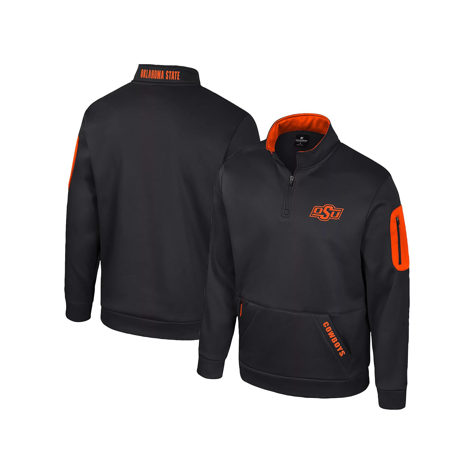 Men's Colosseum Purple Clemson Tigers Mainframe Quarter-Zip Fleece Jacket,  Product Image