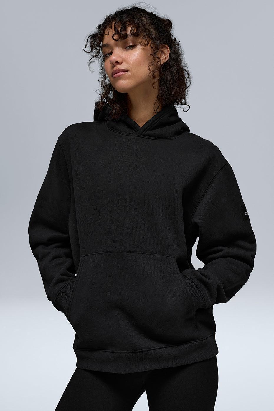 Renown Heavy Weight Hoodie - Black Female Product Image