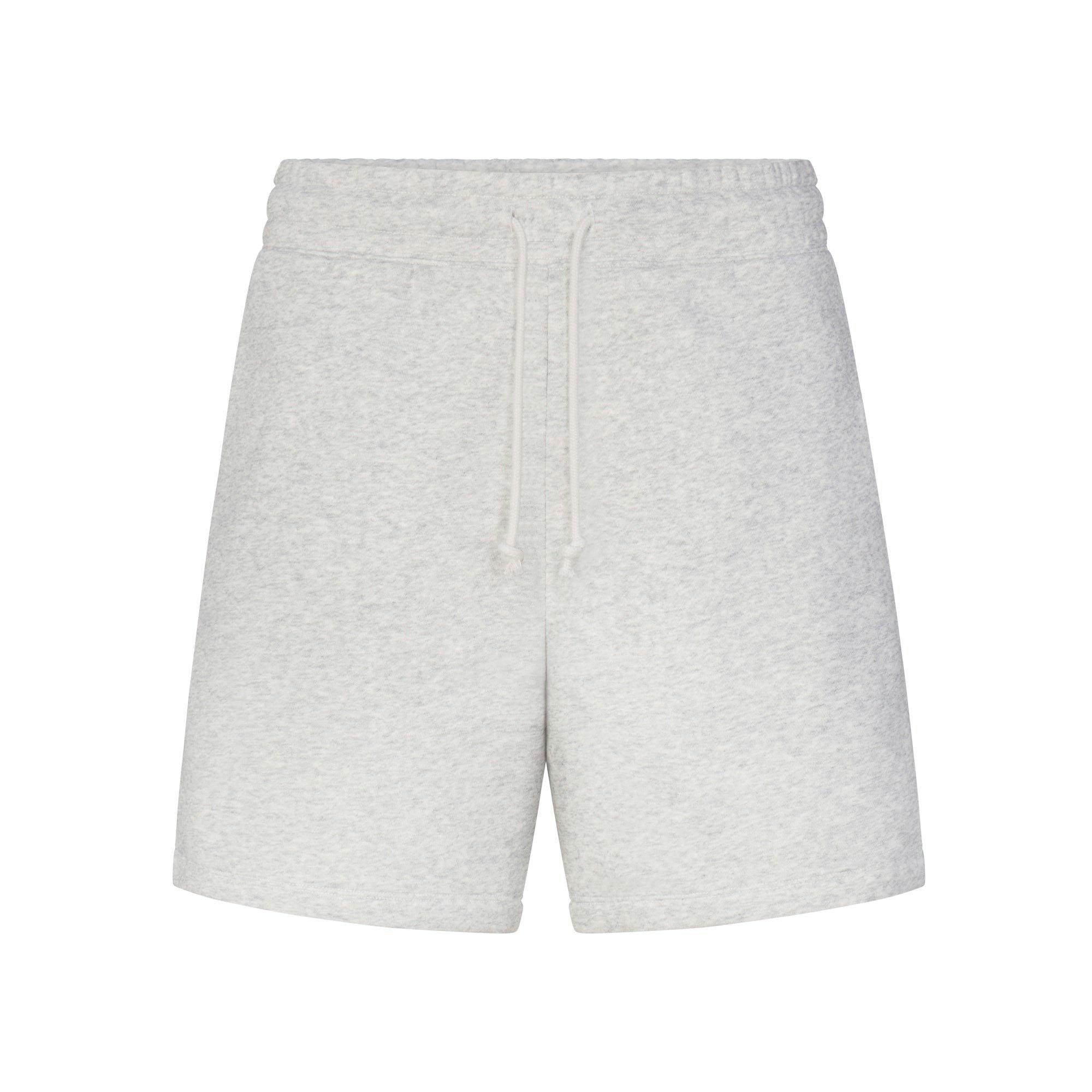 FLEECE LOUNGE MENS RELAXED SHORT | LIGHT HEATHER GREY Product Image