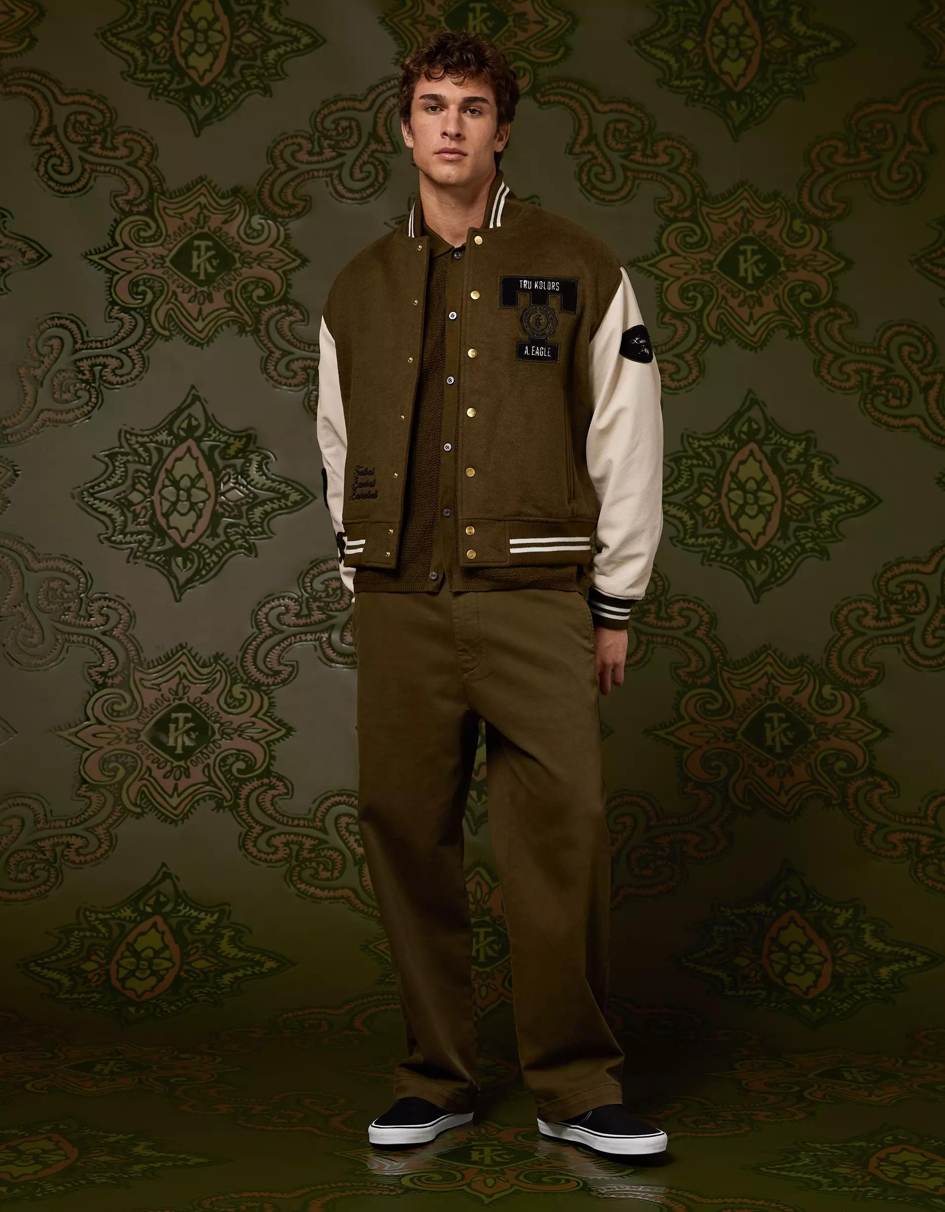 AE x Tru Kolors Varsity Jacket Product Image