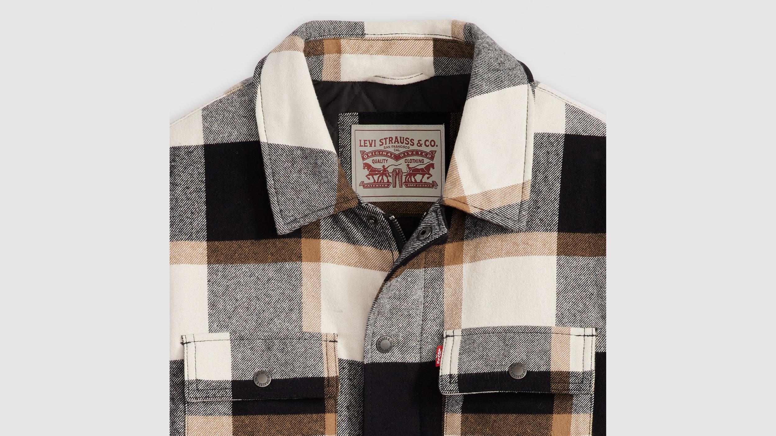 Cotton Plaid Shacket Product Image