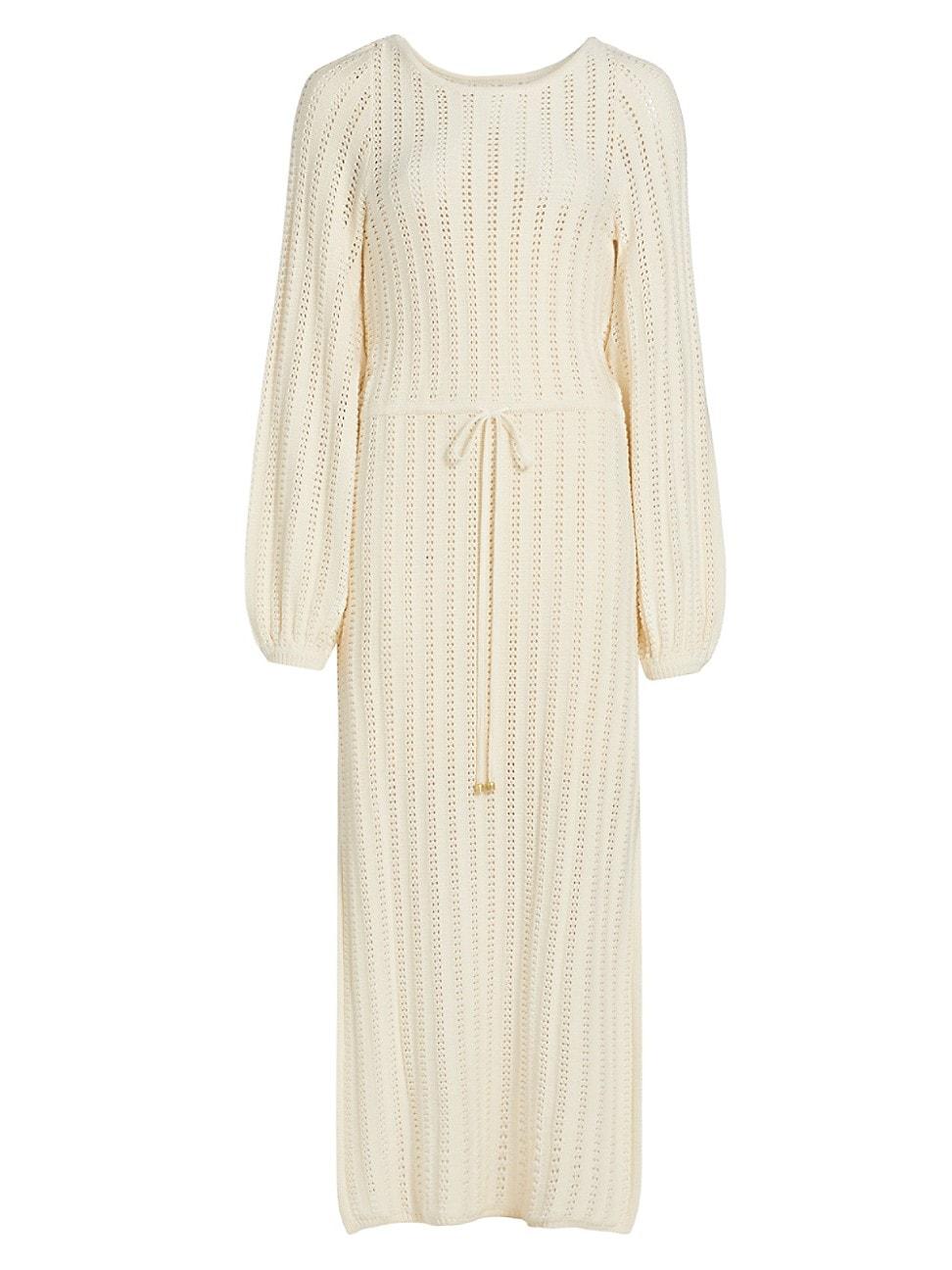 Womens Noa Pointelle Knit Maxi Dress Product Image