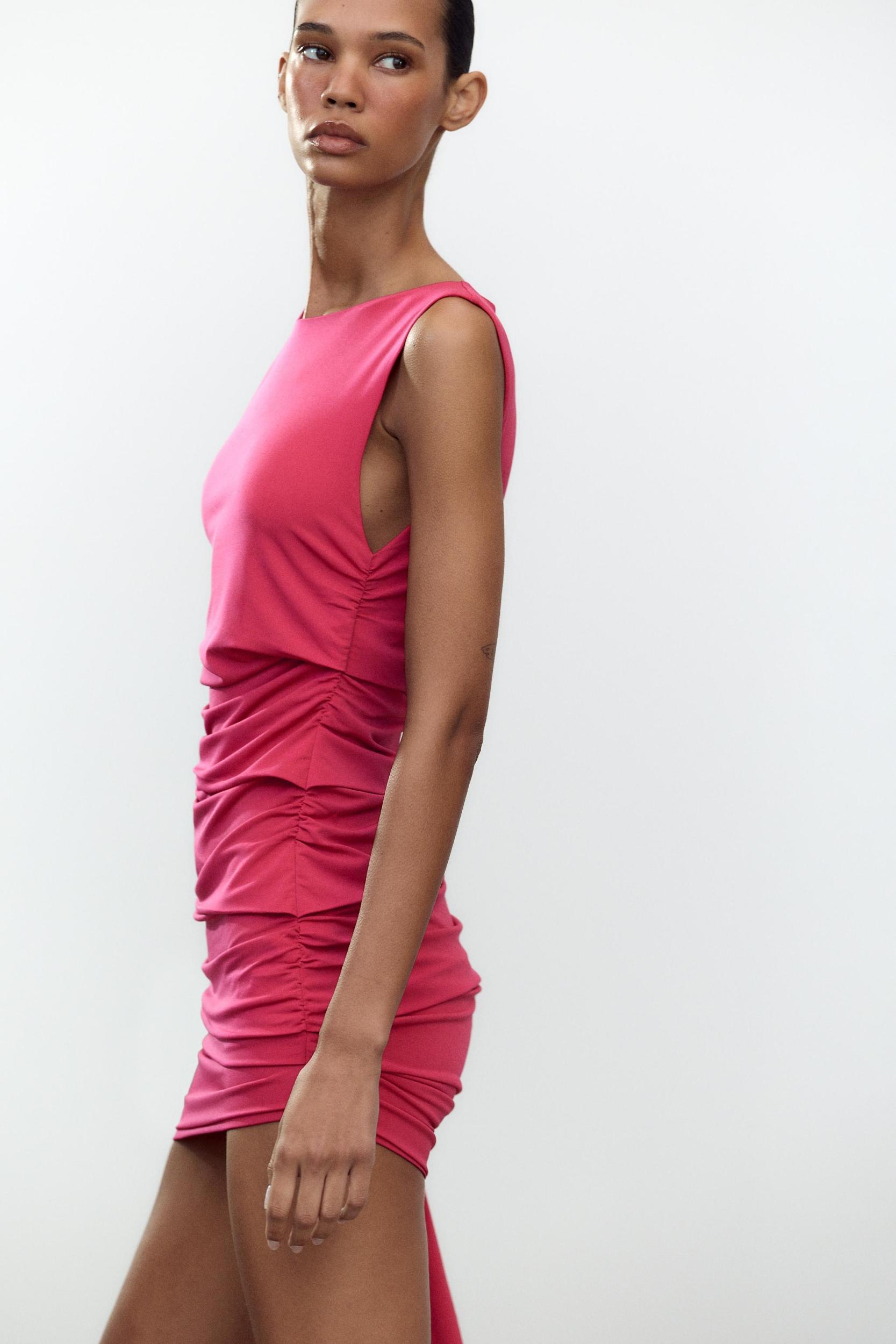 DRESS WITH RUCHING Product Image