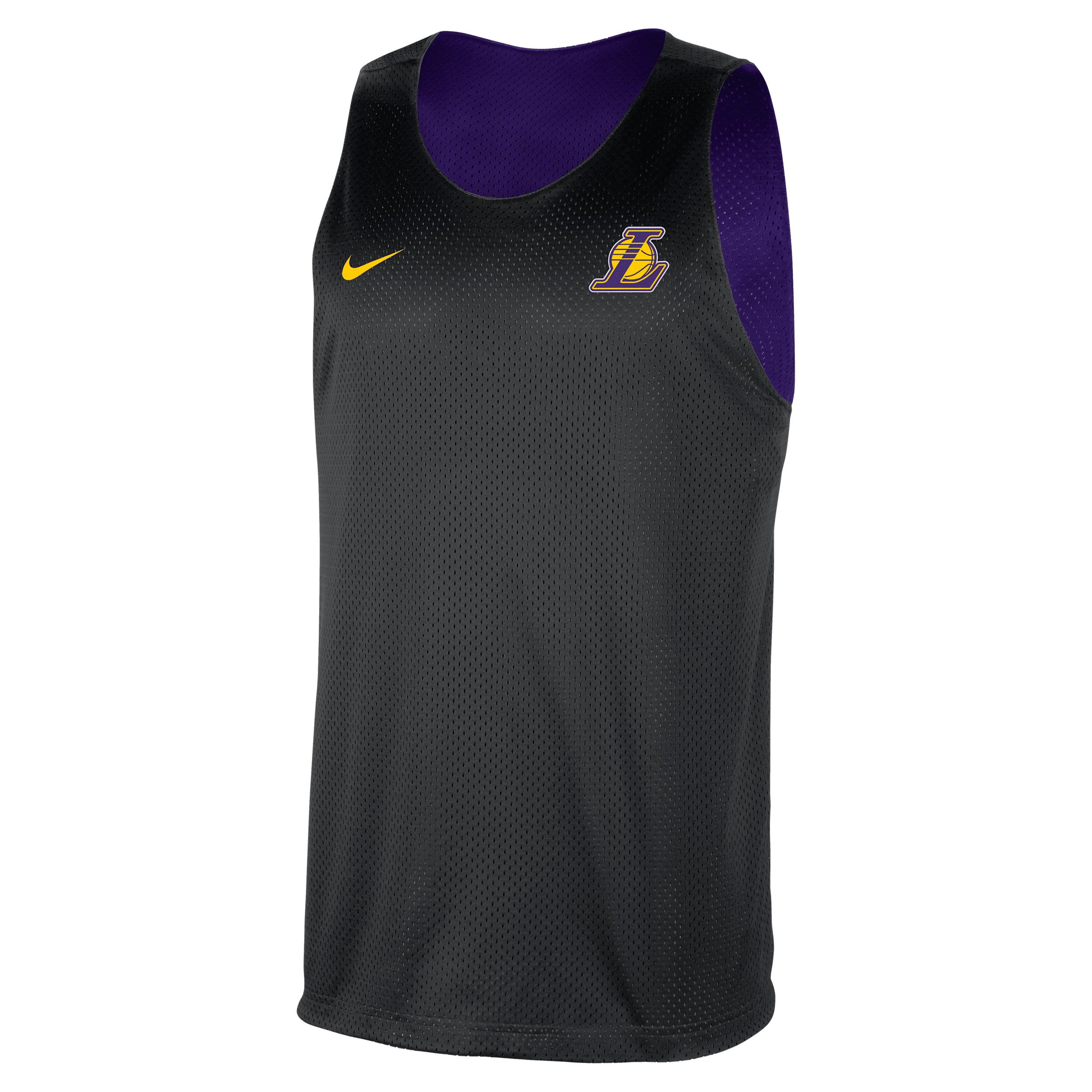 Los Angeles Lakers Courtside Nike Men's NBA Mesh Practice Jersey Product Image