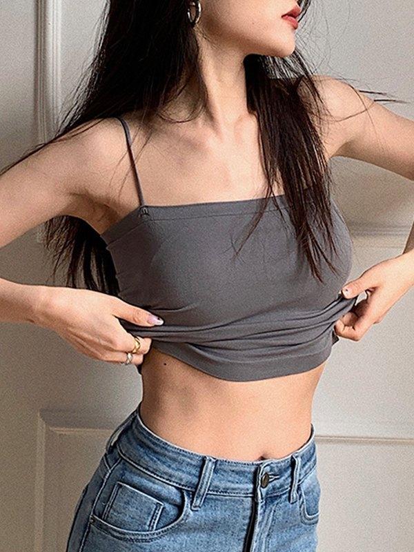 Simple Basic Padded Cami Top Product Image