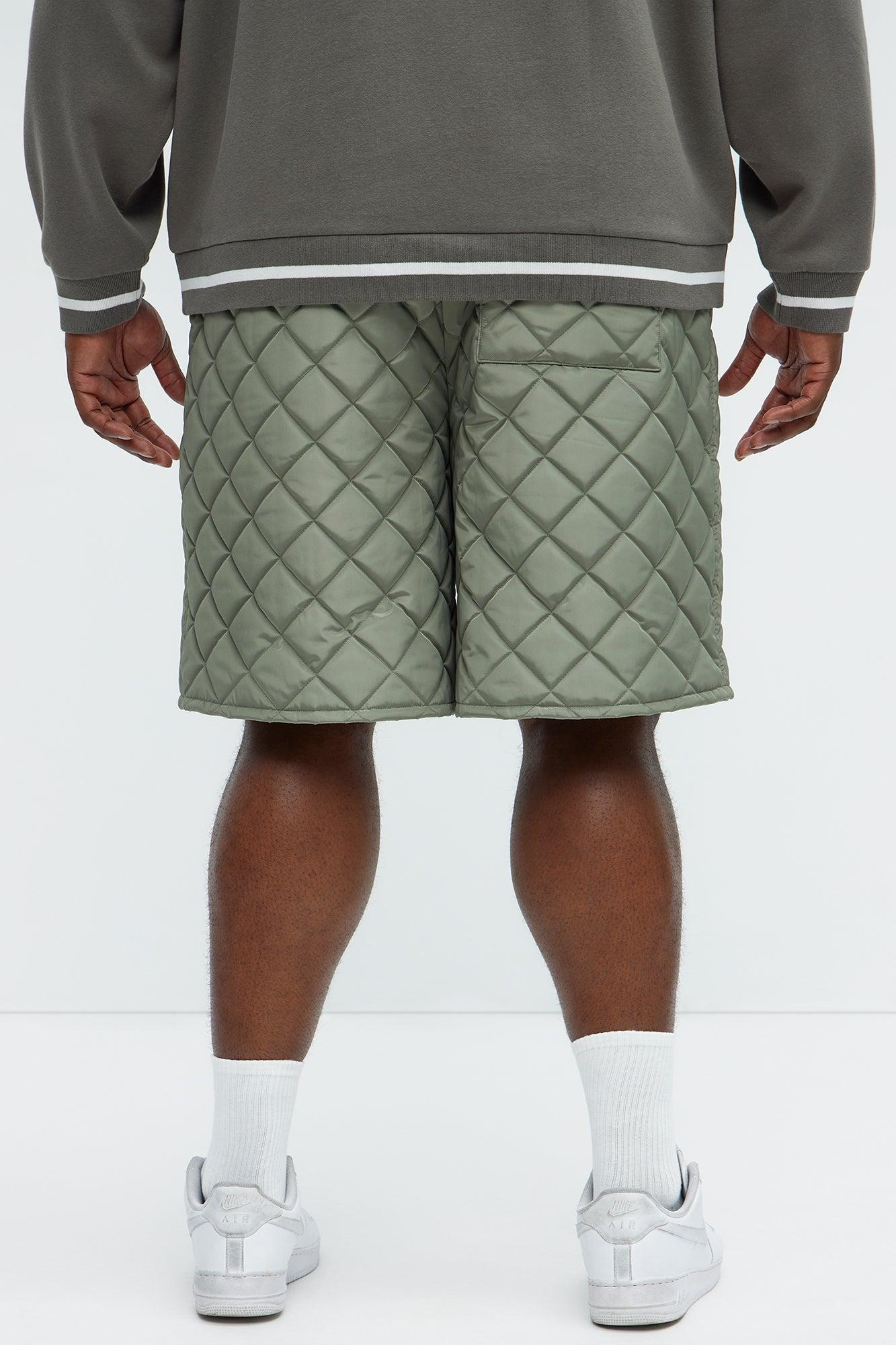 Deebo Quilted Shorts - Olive Product Image