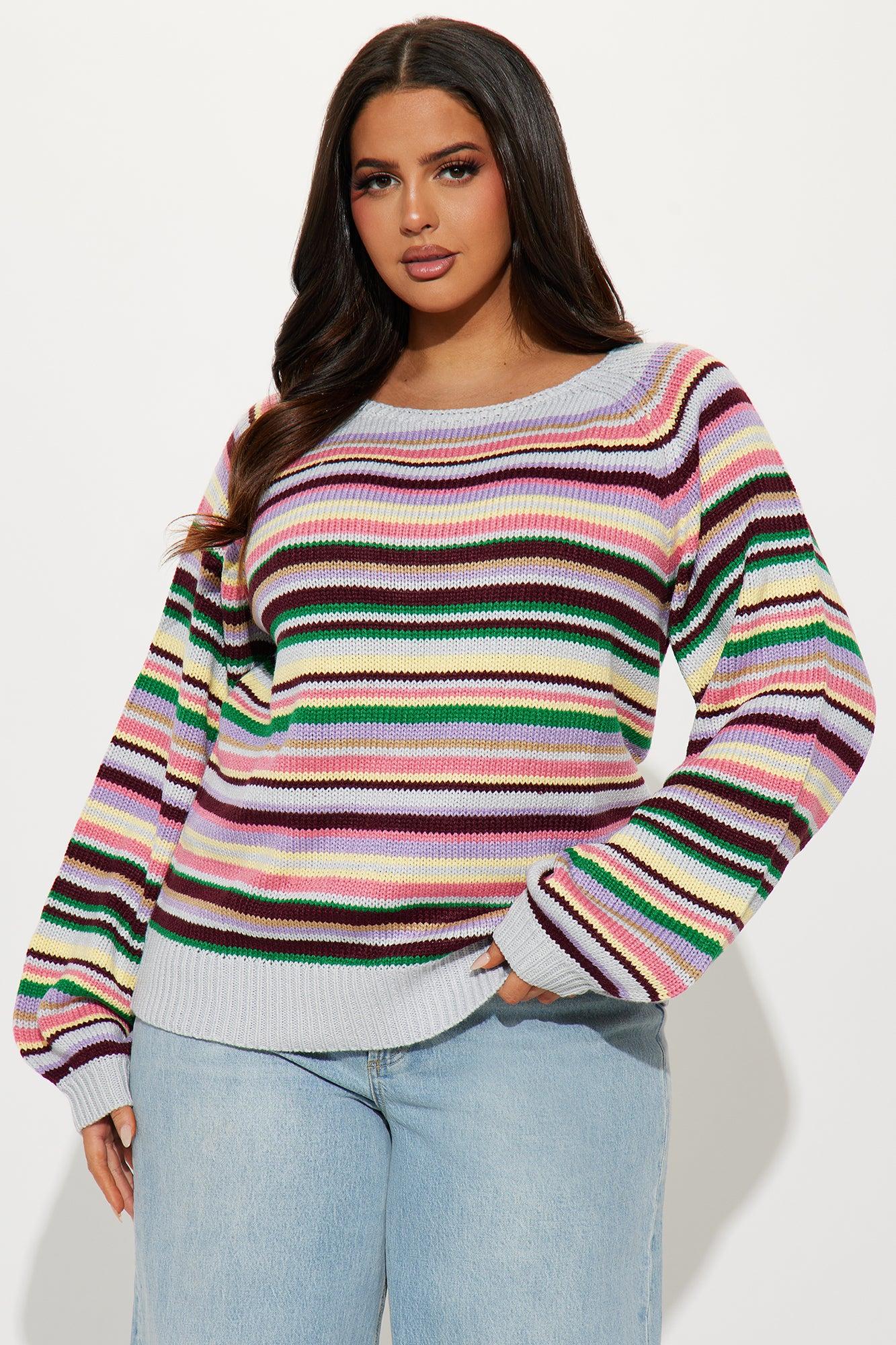 Sydney Striped Sweater - Multi Color Product Image
