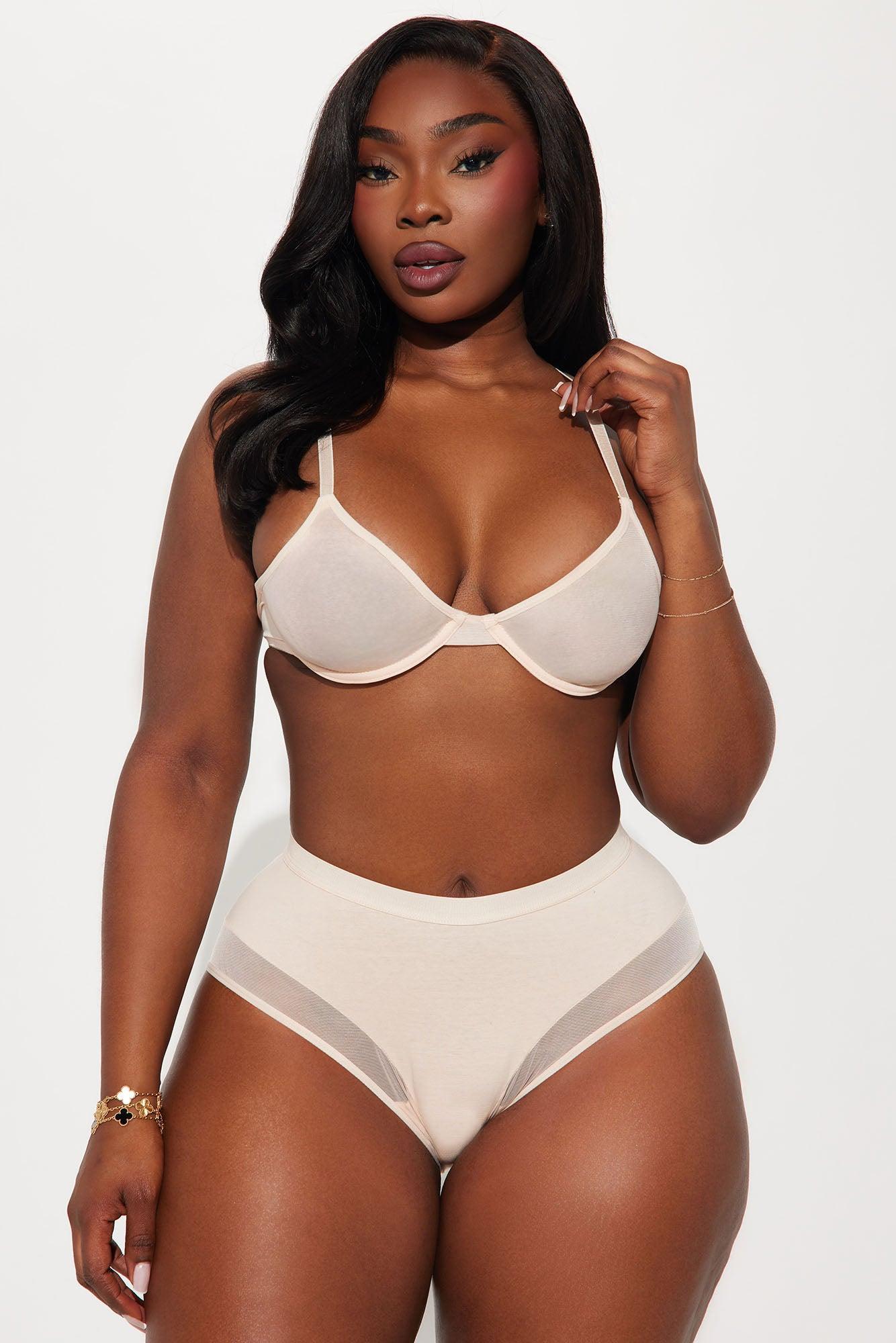 Weekend Vibe Mesh Bikini Panty - Blush Product Image