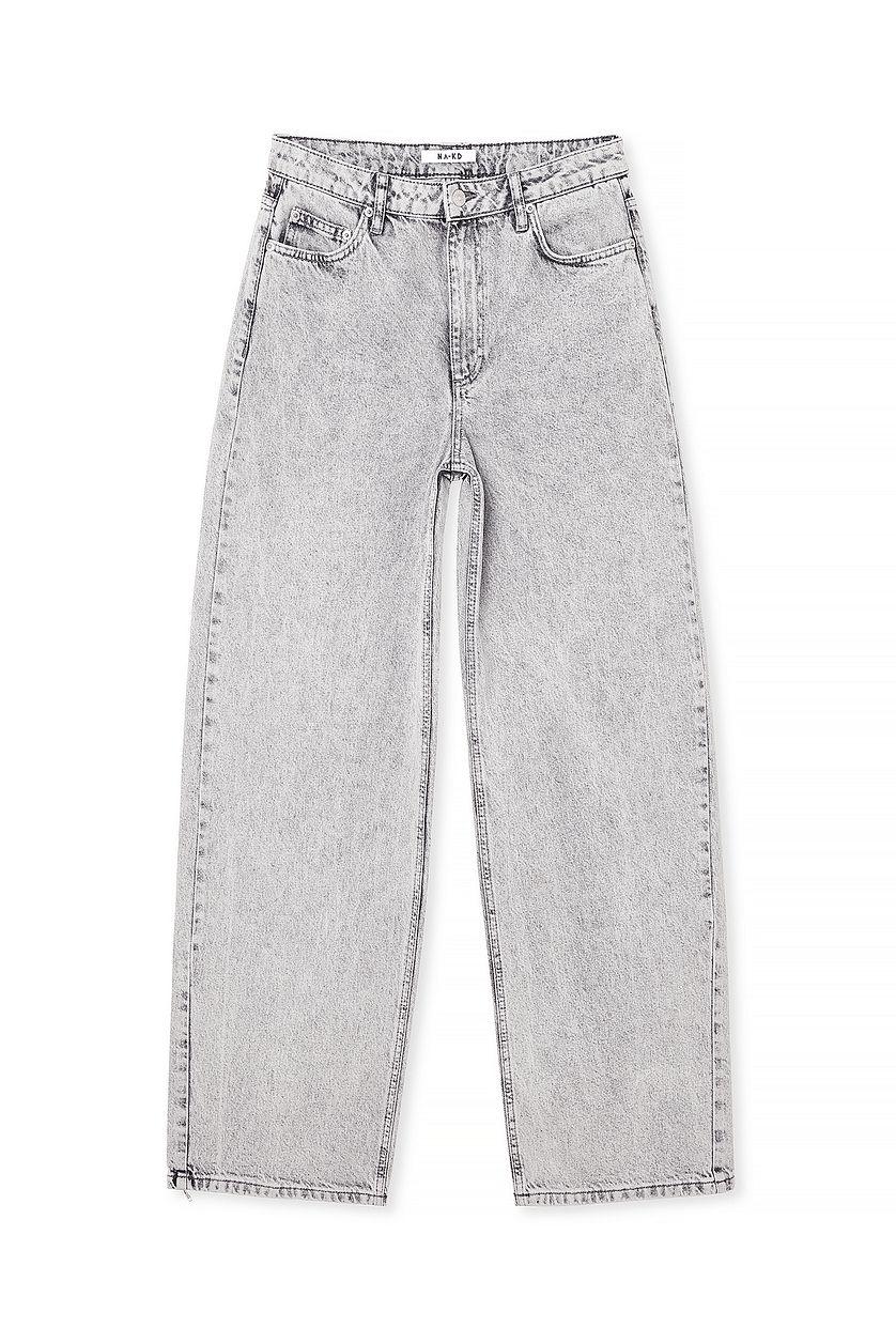 Loose Low Waist Long Jeans Product Image