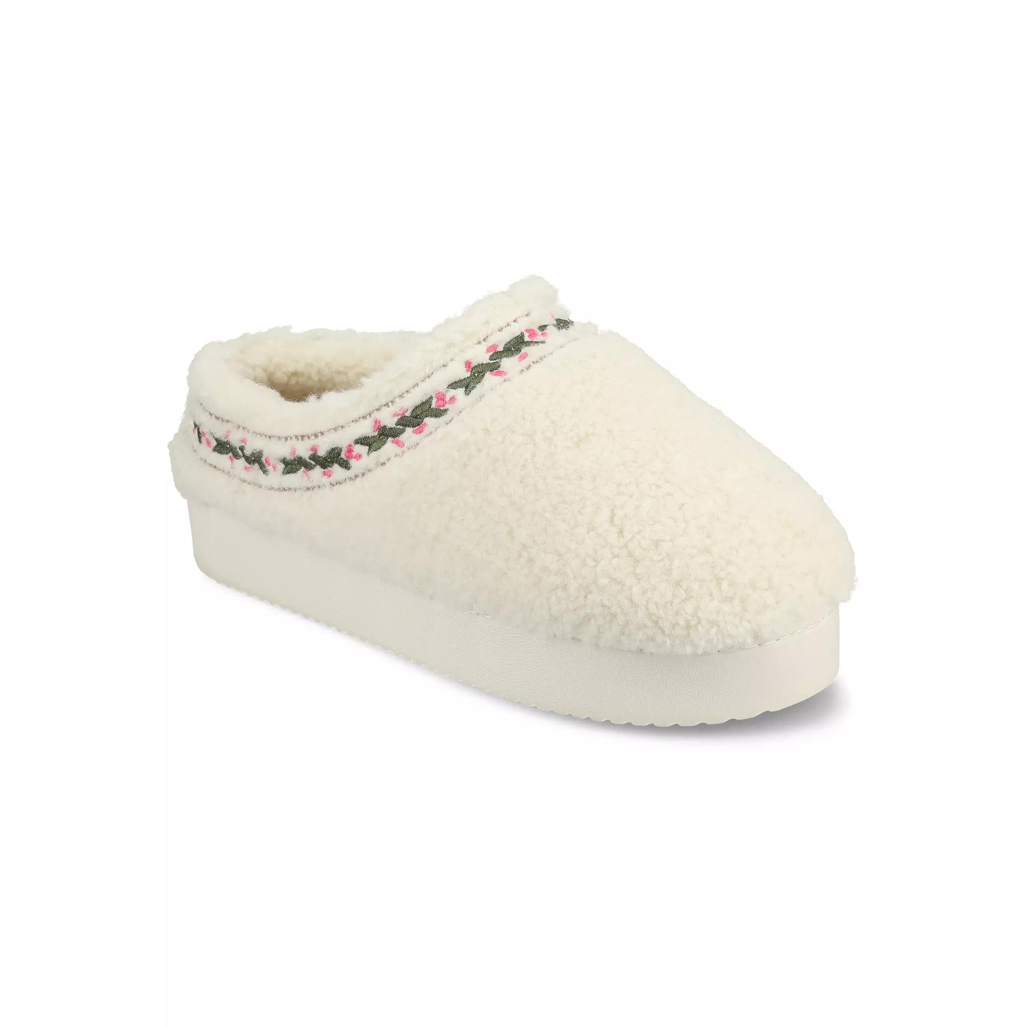 Journee Pallmer Women's Cushioned Clog Sippers,  Product Image