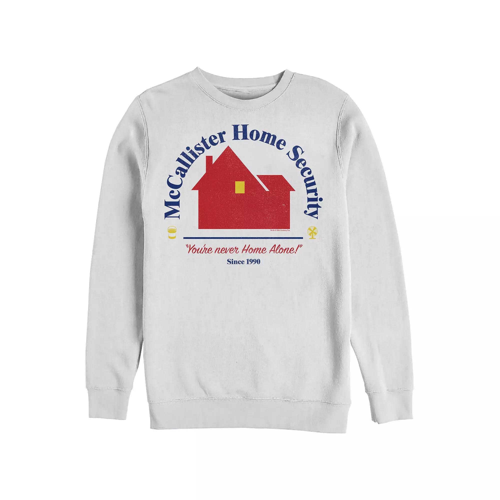 Big & Tall Home Alone McCallister Home Security Logo Graphic Fleece, Men's,  Product Image